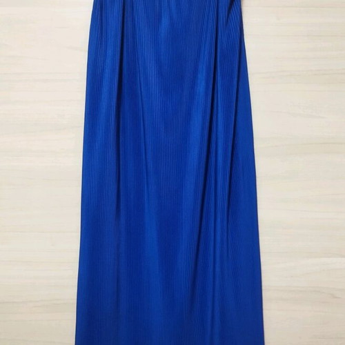 Zara pleated dress like new, blue with -  15,00 - Vendora.cy