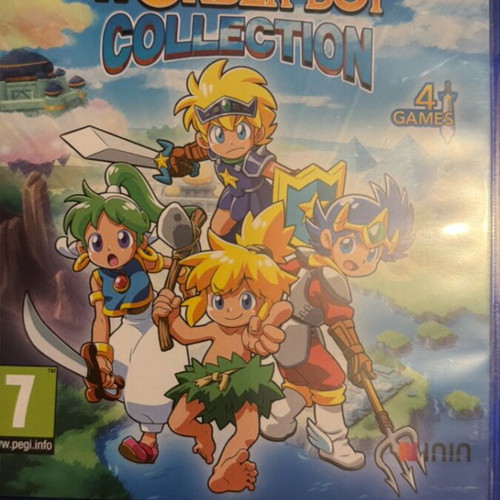 Wonderboy Collection for PlayStation 4 like new with 4 games