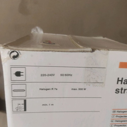 Halogen projector 500 watt new