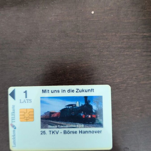 Latvian phone card used, 75 copies