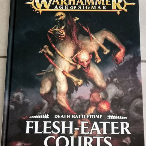 Warhammer Age of Sigmar Death Battletome Flesh-Eater Courts Rulebook 1st Edition like new