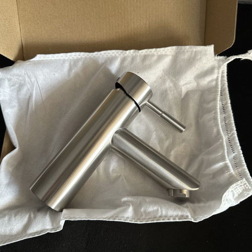 Italian INOX sink faucet new, silver 35mm