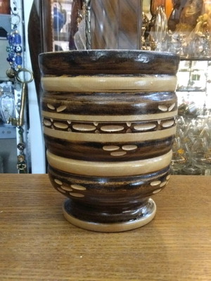 Wooden carved decorative mortar like new for spices
