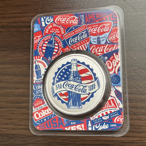 Coca-Cola silver commemorative coin, limited edition 10000
