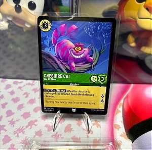 Lorcana Disney card tcg Cheshire cat