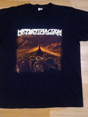 Massdistraction Follow the Rats XL Shirt thrash metal Sweden like new