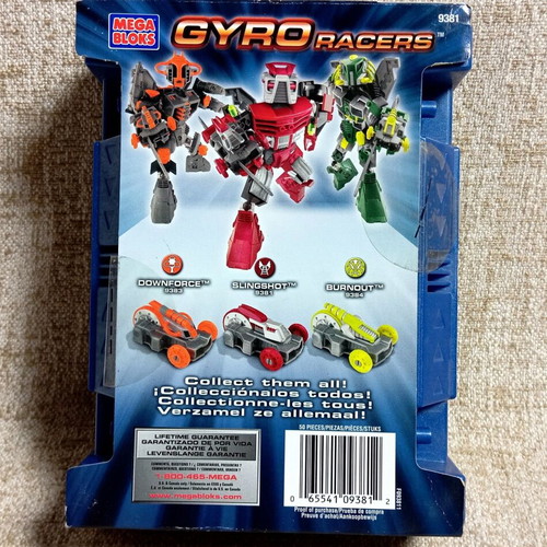 Mega Bloks Gyro Racers Slingshot sealed vintage set