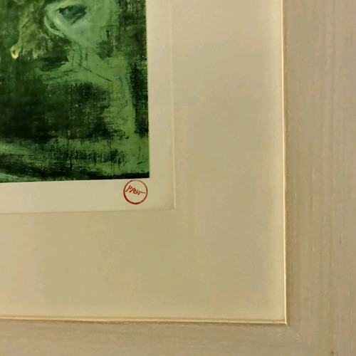 Eudaimon Large Collectible Silk Screen Print by Hatzikyriakos Gikas Like New