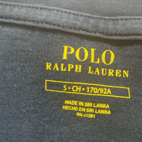 Polo Ralph Lauren black T-shirt size S like new