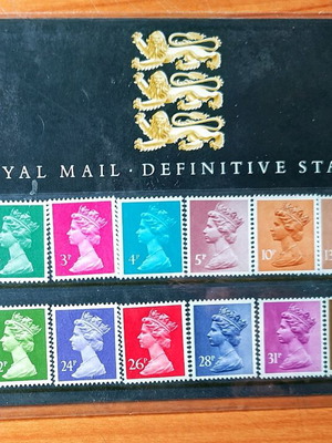 Royal Mail Definitive Presentation Pack 5 καινούργιο, έτος 1984