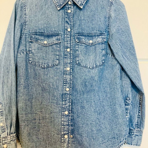 Denim shirt H&M small like new, blue