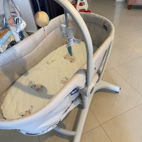 Chicco Baby Hug 4 in 1 Air cradle and relax, light grey