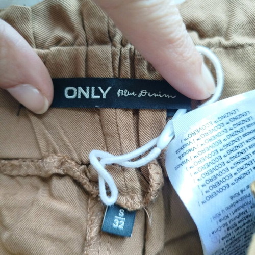 Only pants S size like new, light brown with elastic waist