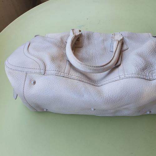 Prada shoulder bag refurbished, white color