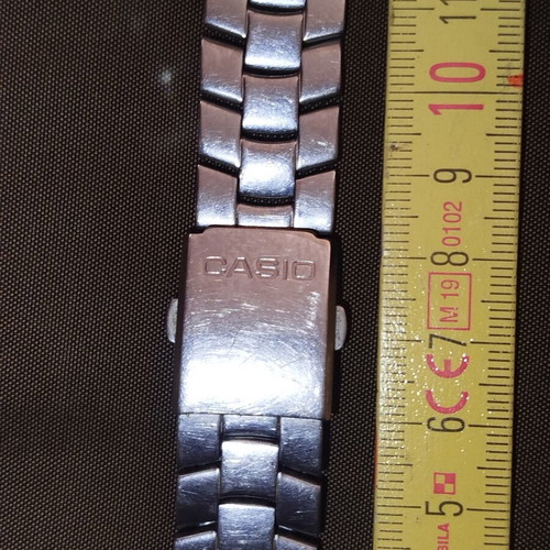 Casio λουράκι ρολογιού μεταχειρισμένο μεταλλικό βραχιόλι