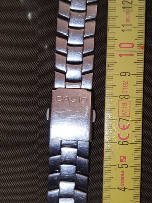 Casio λουράκι ρολογιού μεταχειρισμένο μεταλλικό βραχιόλι