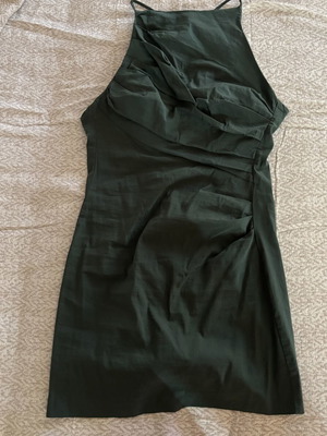 Zara mini dress, green, size S