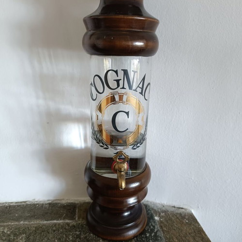 Vintage cognac serving bottle like new, 1970s