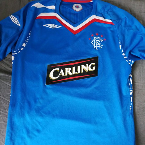Rangers Scotland Football Jersey like new size large