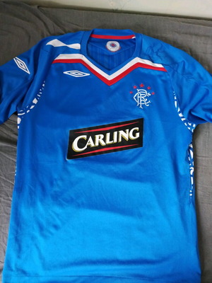 Εμφάνιση ποδοσφαίρου Rangers Σκωτίας σαν καινούργιο μέγεθος large