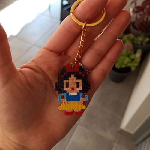 Snow White keychain new, handmade