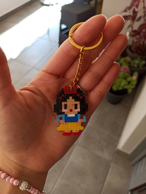 Snow White keychain new, handmade
