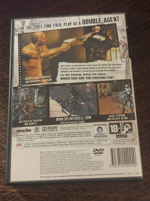Splinter Cell Double Agent PS2 game used, action adventure