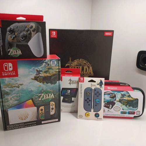 Nintendo Switch OLED Zelda Edition new complete bundle