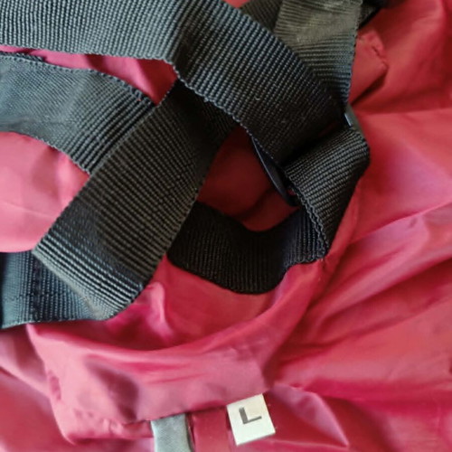 Camping set with sleeping bag, pillow and aluminum mat like new