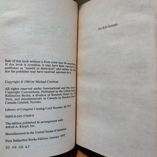 Congo book used in English