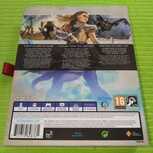 Horizon Zero Dawn Limited Edition PS4 game new