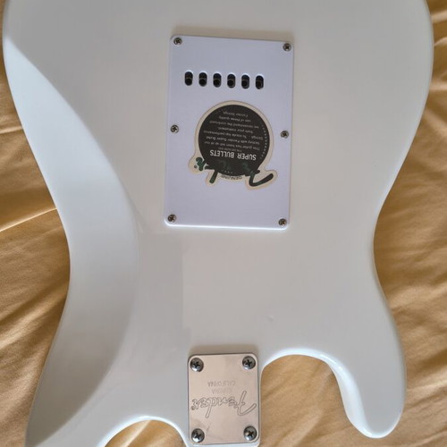 Stratocaster Custom used, early 2000s, white body, USA neck