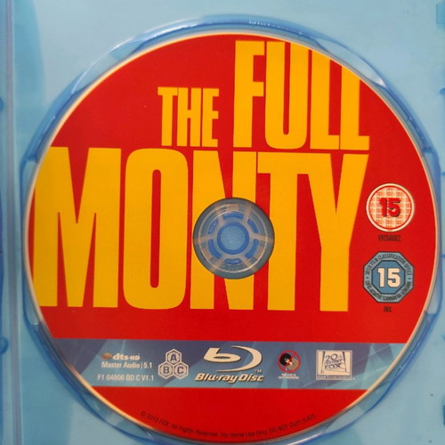 The Full Monty Blu-ray used without Greek subtitles
