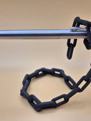 3D Printed Desk Organizer new with floating chain design for office