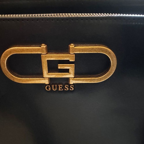 Guess Black Tote Bag brand new, smooth faux leather