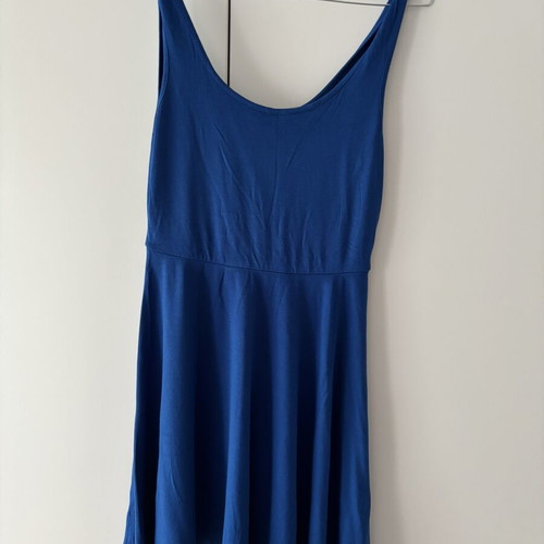 Pink Woman women's dress, blue, size M