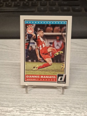 Panini Donruss Soccer Card 2015 Giannis Maniatis Olympiacos new