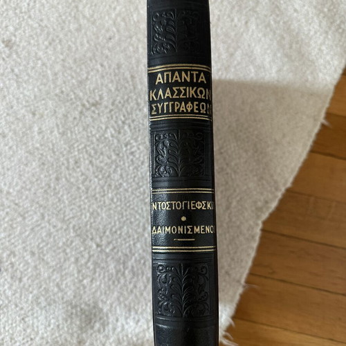 The Demons by Fyodor Dostoevsky, hardcover edition