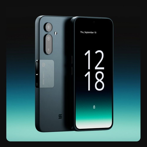 Solana Seeker smartphone 128GB new, black, Android