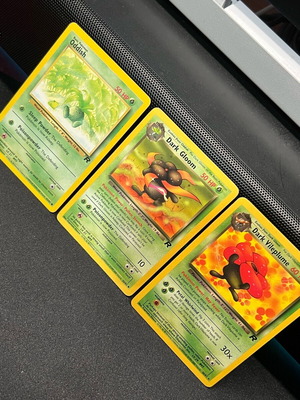 Team Rocket Pokemon Card Bundle near Mint with Dark Vileplume, Dark Gloom, Oddish