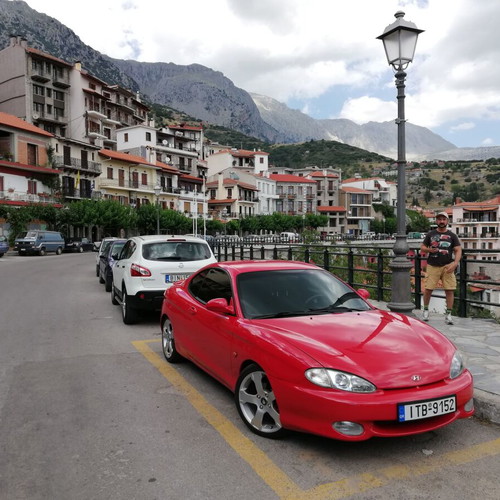 Hyundai Coupe 1.6 FX 1997 like new, manual, red, ABS, A/C