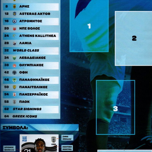 Panini Super League Greece 2025 Official Stickers Album new