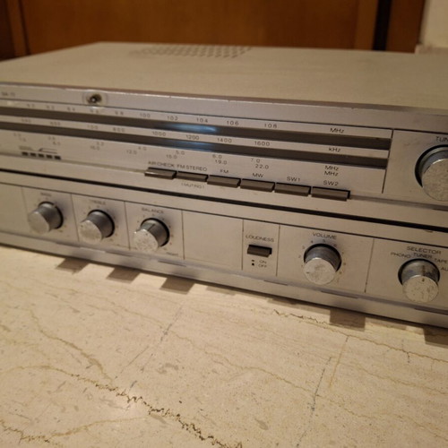 Sharp SA-11Z radio amplifier used, 4 ohm, 20W per channel