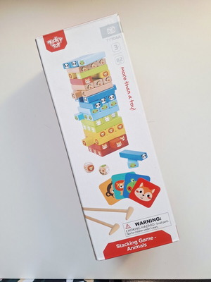 Tooky Toy stacking and balance game animals like new