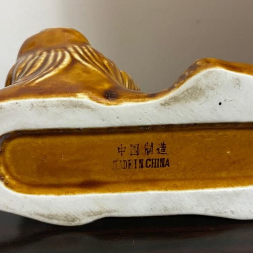 Lion Ashtray vintage brown ceramic, like new