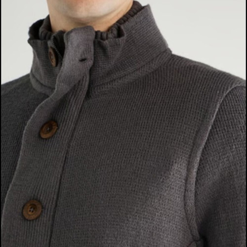 Guess knitted cardigan size Large like new, grey and blue