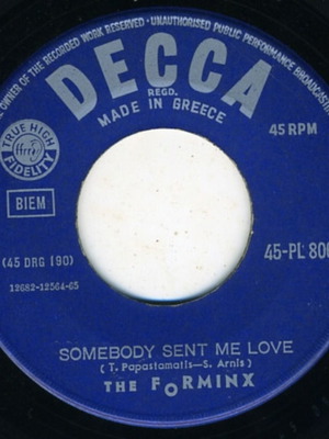 The Forminx Somebody Sent Me Love / Say You Love Me βινύλιο μεταχειρισμένο, rock