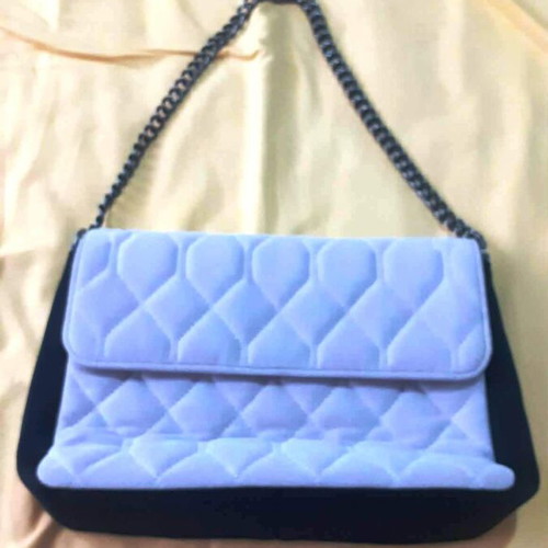Christina Malle shoulder handbag like new, beige and black