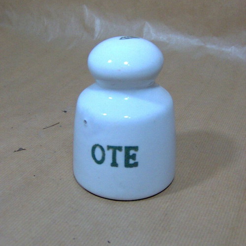 Porcelain Insulator OTE used, 80s