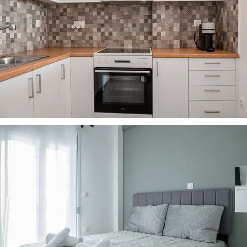 Apartment 60 sqm furnished 6th floor Pasalimani with view and balcony